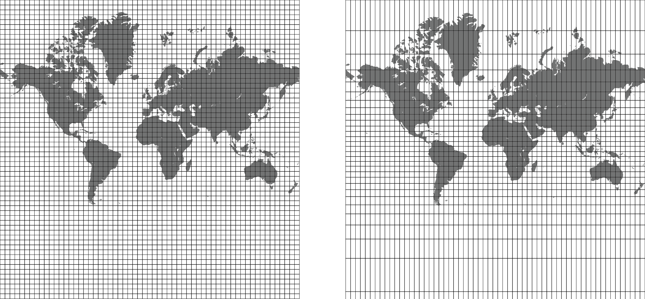 Fig. 1 Coordinate-system comparison